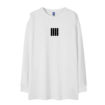 ストライプラウンドネック長袖Tシャツ U2292