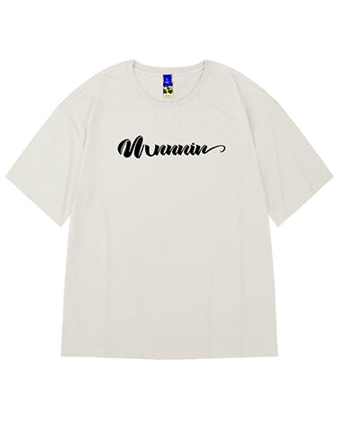 カリグラフィロゴフロント半袖Tシャツ U2138