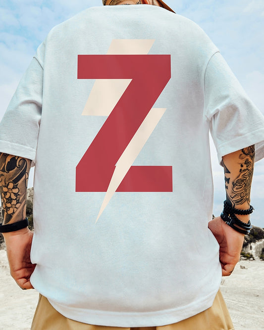 ボルテージグラフィックバックプリント半袖Tシャツ U2256