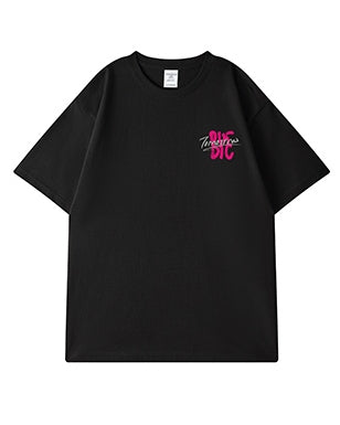 ビッグタイポストリートメッセージ半袖Tシャツ U2499