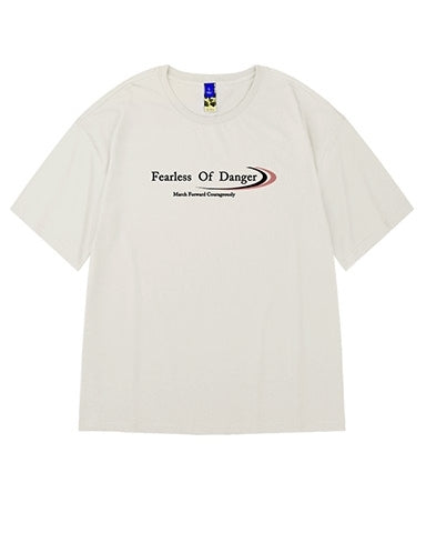 コートスタイルモチーフプリント半袖Tシャツ U2152