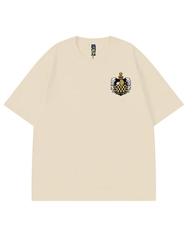 ダークフォントグラフィックデザイン半袖Tシャツ U2168
