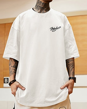 アーティスティックラインロゴ半袖Tシャツ U2154