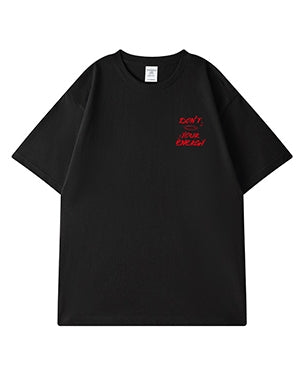 ビッグフォントアグレッシブロゴ半袖Tシャツ U2484
