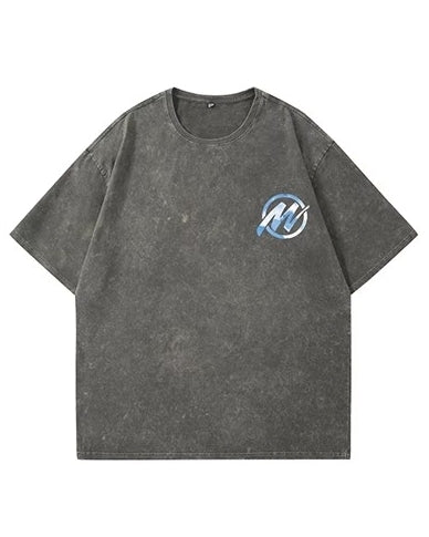 ピースグラフィックデザイン半袖Tシャツ U2245