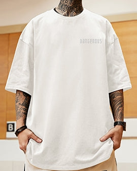 サイファーテキストデザイン半袖Tシャツ U2147