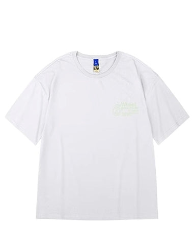 ペイズリーピースシンボル半袖Tシャツ U2263
