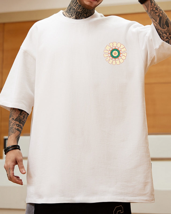 サークルロゴワンポイント半袖Tシャツ U2251
