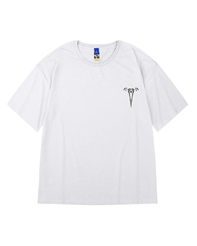 アローシンメトリーグラフィック半袖Tシャツ U2238