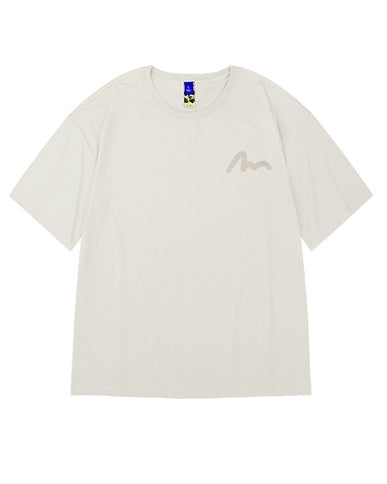 スタイリッシュミニグラフィック半袖Tシャツ U2159