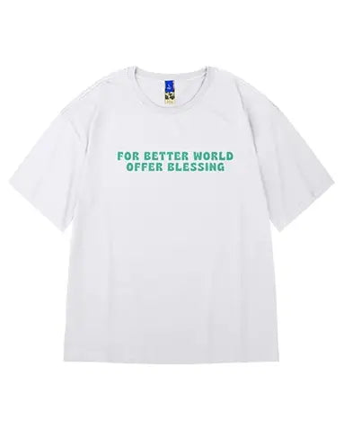 ビジュアルワードコンセプト半袖Tシャツ U2259