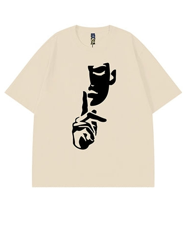 クールエクスプレッションデザイン半袖Tシャツ U2192