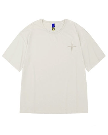 シンプルクロスモチーフ半袖Tシャツ U2155