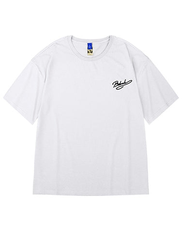 アーティスティックラインロゴ半袖Tシャツ U2154