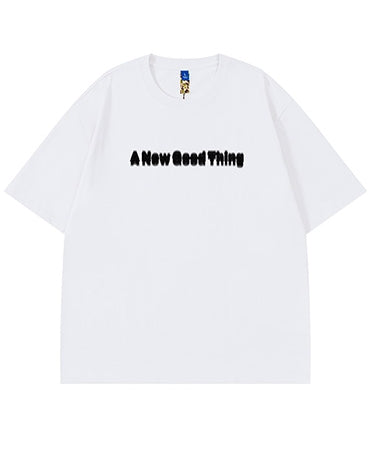 ミニマルエフェクトプリント半袖Tシャツ U2184