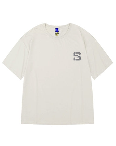 タイポエッジセンターライン半袖Tシャツ U2194