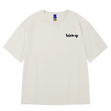 【OUTLET/即納】スプラッシュプリントバックデザイン半袖Tシャツ U2593