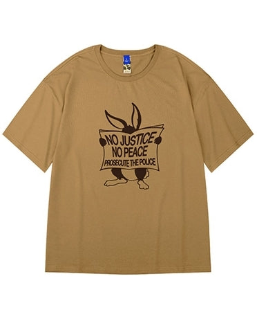 アーバンラビットグラフィックTシャツ U2312