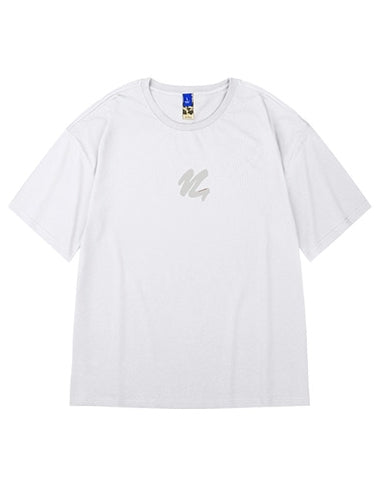 ビッグブラッシュストローク半袖Tシャツ U2199