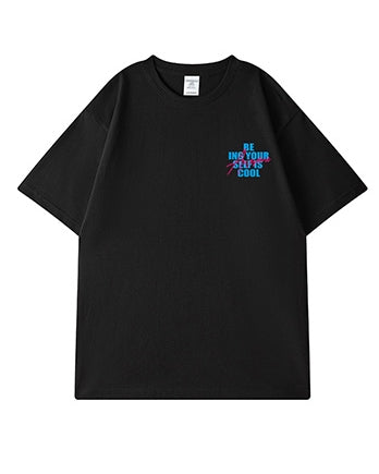 【OUTLET/即納】ダイナミックレターモチーフ半袖Tシャツ U2485