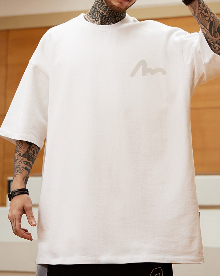 スタイリッシュミニグラフィック半袖Tシャツ U2159