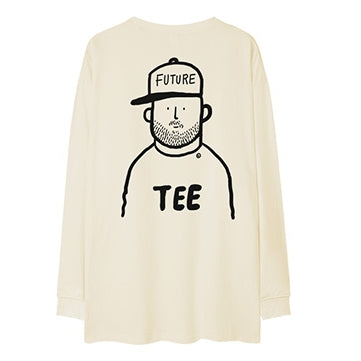 バックイラスト長袖Tシャツ U2275