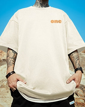 シンプルインパクトロゴバック半袖Tシャツ U2132