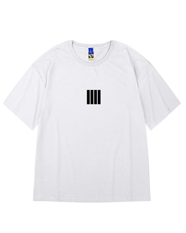 ミニマルラインモチーフ半袖Tシャツ U2119