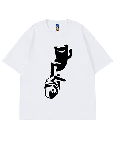 クールエクスプレッションデザイン半袖Tシャツ U2192