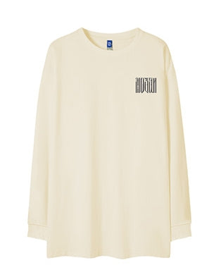 スタイリッシュロゴポイント長袖Tシャツ U2369