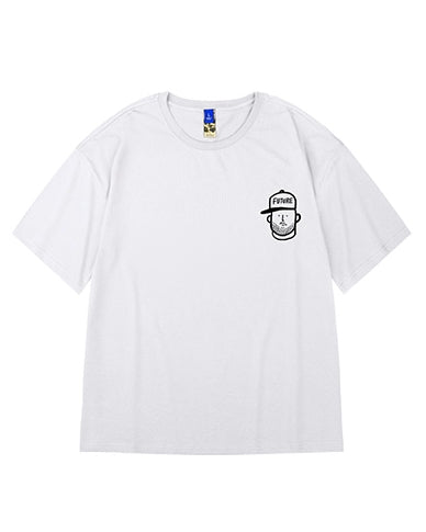ワンポイントアート半袖Tシャツ U2204