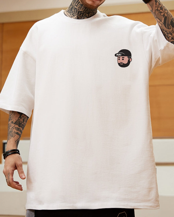 ポップフェイスミニデザイン半袖Tシャツ U2165
