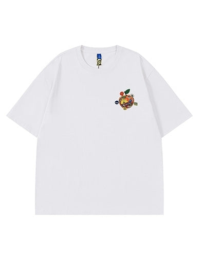 ポップアイコンコラージュプリント半袖Tシャツ U2164