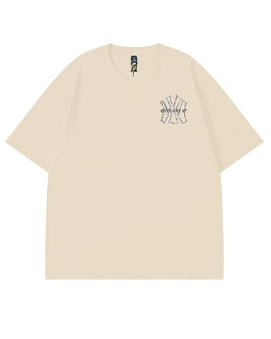 グラフィティロゴバックプリント半袖Tシャツ U2129