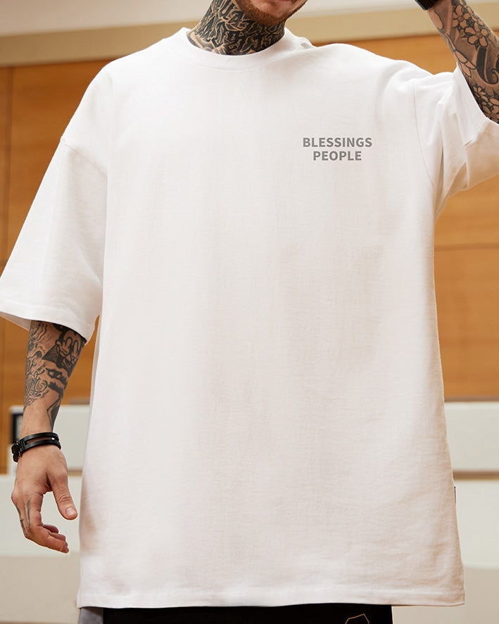 ナチュラルロゴアクセント半袖Tシャツ U2144