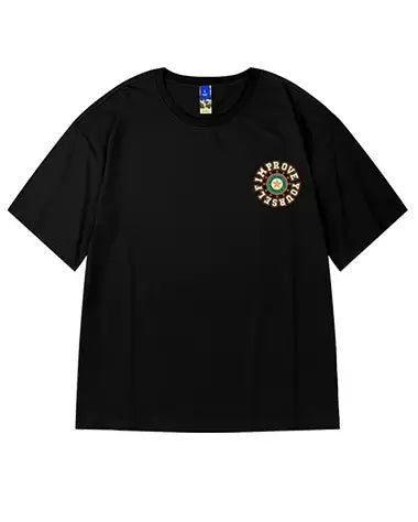 サークルロゴワンポイント半袖Tシャツ U2251