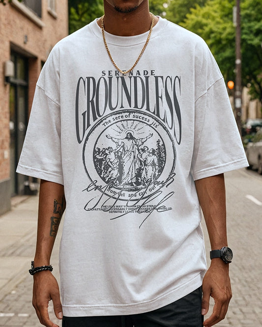 クラシックメッセージグラフィック半袖Tシャツ U2288