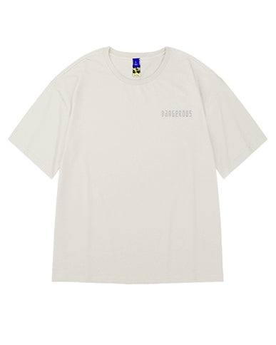 サイファーテキストデザイン半袖Tシャツ U2147