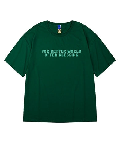 ビジュアルワードコンセプト半袖Tシャツ U2259