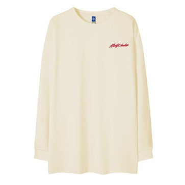 クールプリントラウンドネック長袖Tシャツ U2266