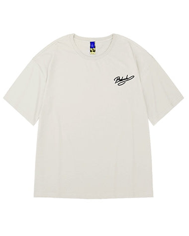 アーティスティックラインロゴ半袖Tシャツ U2154