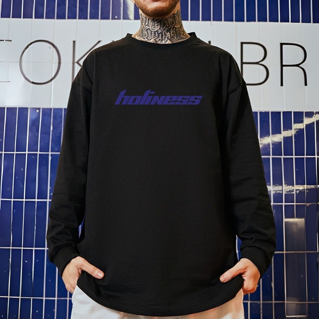 バックワードクール長袖Tシャツ U2278