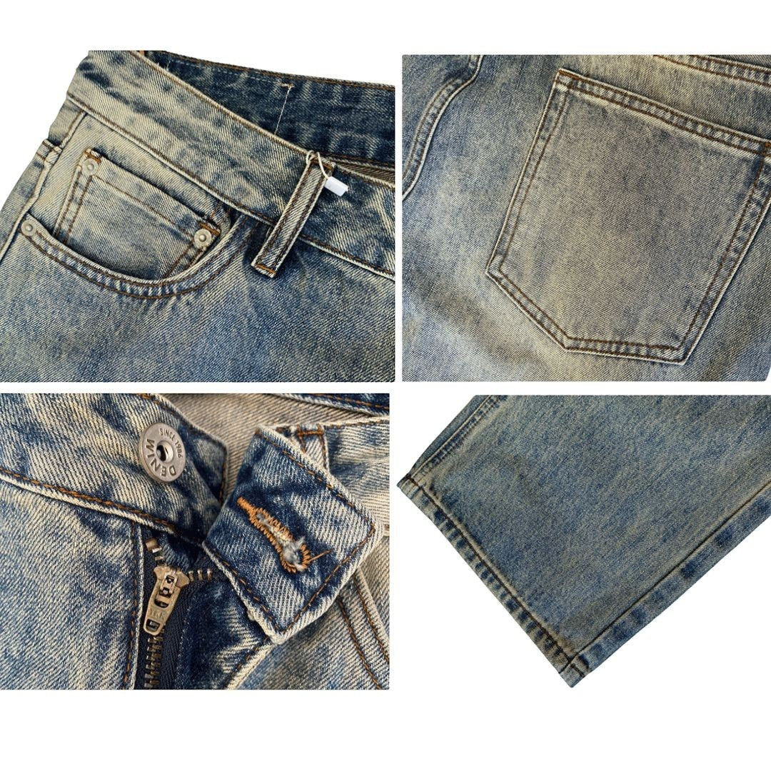 ヴィンテージウォッシュデニムパンツ U2574