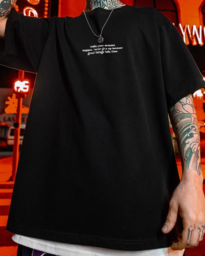 フラワープリント半袖Tシャツ U1857