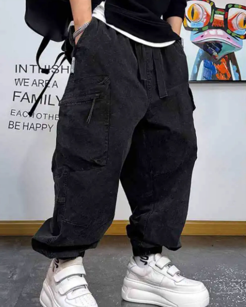 サイドバックルディテールパンツ U2053