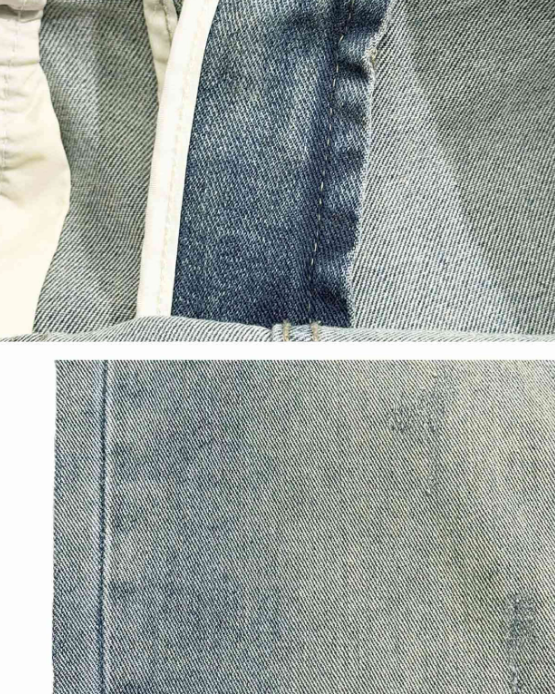 【OUTLET/即納】ライトウォッシュストレートデニムパンツ U2058