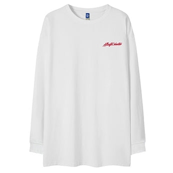 クールプリントラウンドネック長袖Tシャツ U2266