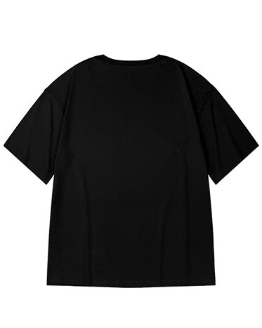 ラバーズテキストタイポグラフィTシャツ U2318