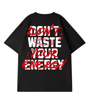 ビッグフォントアグレッシブロゴ半袖Tシャツ U2484