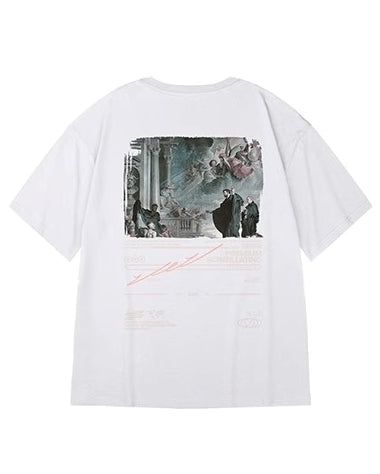ヒストリカルビジュアルプリント半袖Tシャツ U2248